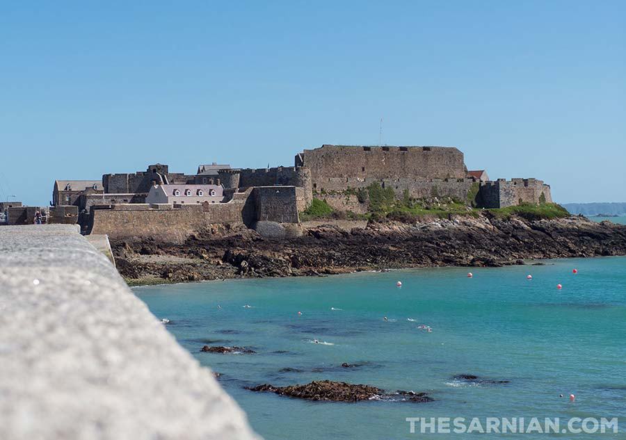 Castle Cornet, St Peter Port, Guernsey, where someone who survived a duel might be imprisoned