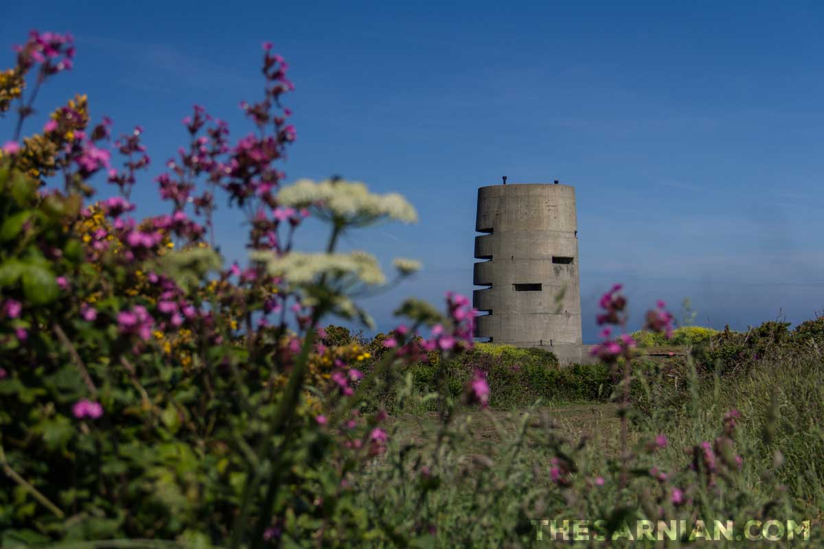 German observation tower at Pleinmont, Guernsey
