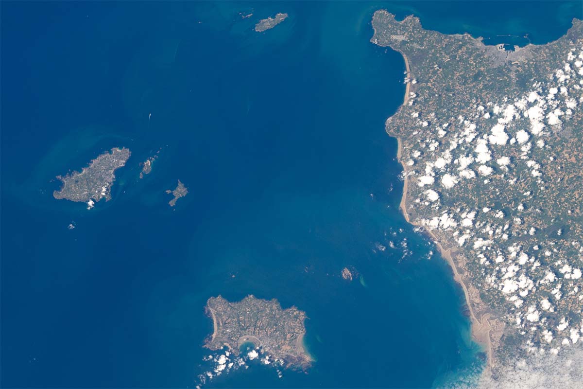 The Channel Islands from the ISS